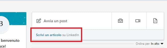 content su linkedIn