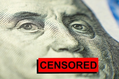 censura dei social media su Trump dollaro censura