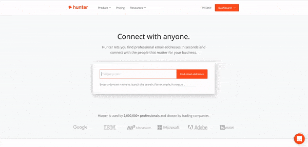 hunter.io gif: outreach e backlink hunter.io gif: outreach e backlink