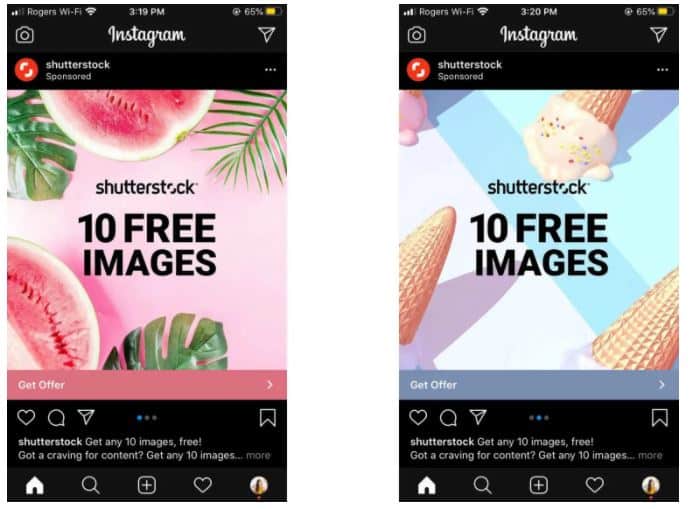 social ads