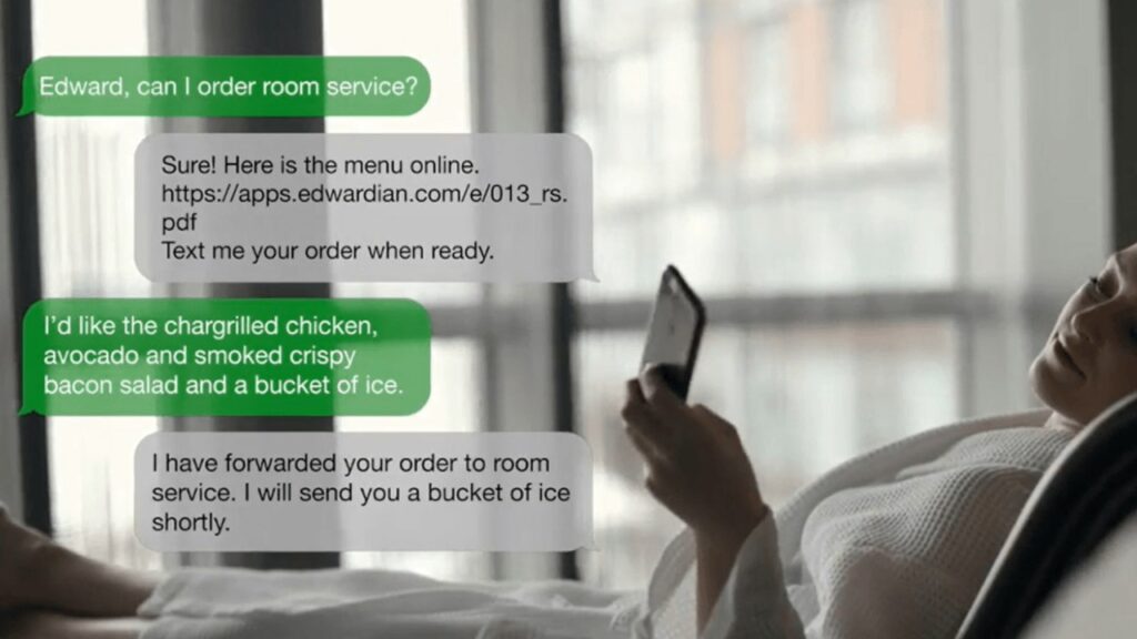 esempi di intelligenza artificiale nel marketing: edwardian hotel