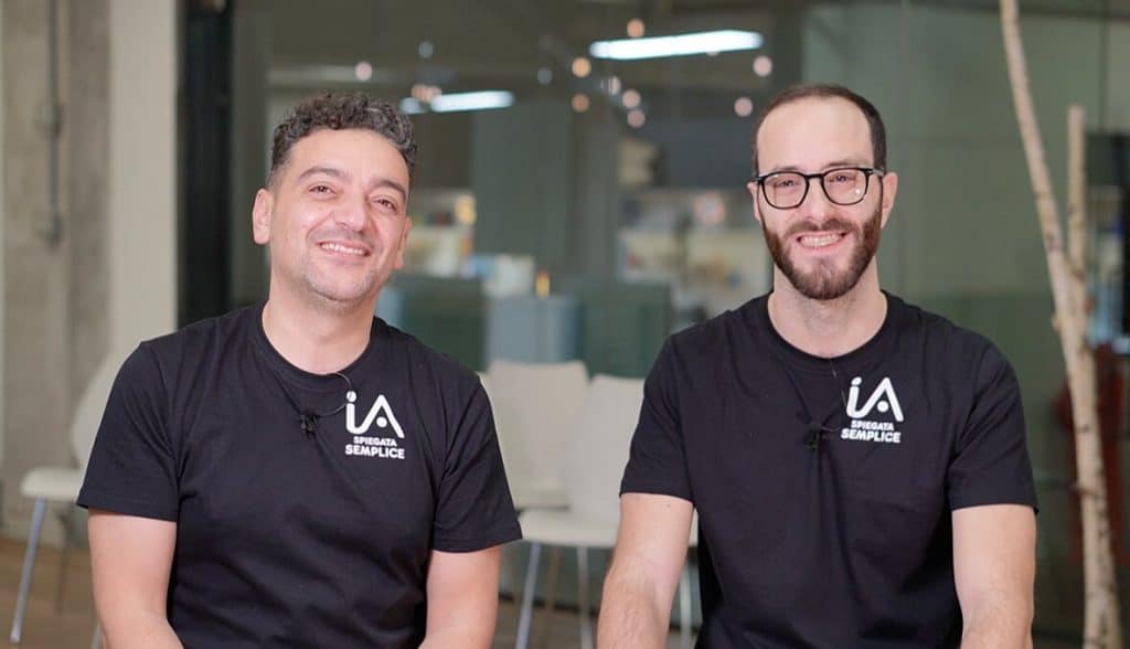 Giacinto Fiore e Pasquale Viscanti_fondatori IA Spiegata Semplice AI week 2024