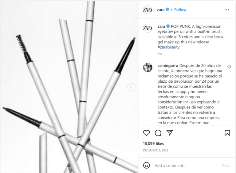 Instagram Zara
