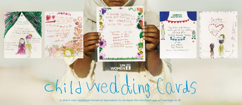 UN WOMAN -Child Wedding Cards Cannes 2024