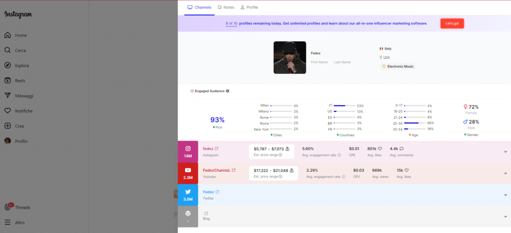 upfluencee estensione chrome upfluencee estensione chrome