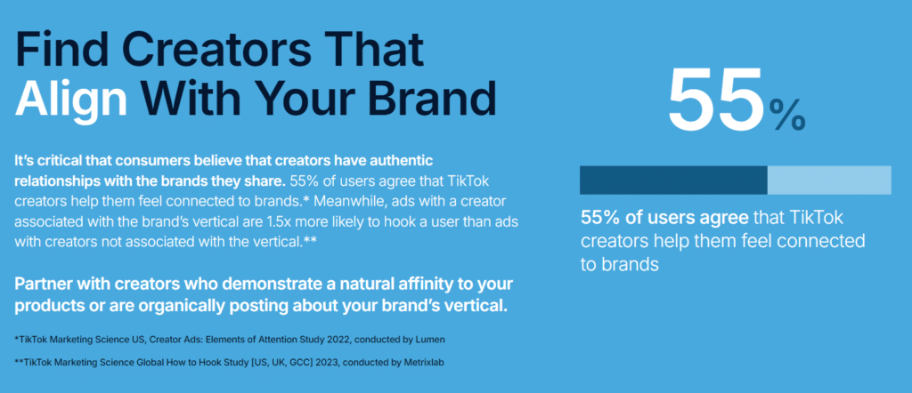 brand su tiktok i creator