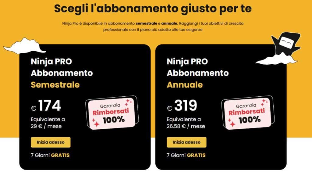 Abbonamento Ninja PRO