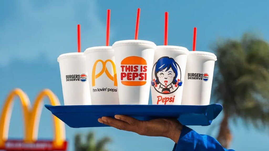 pepsi invade mcadonalds - undercover cups