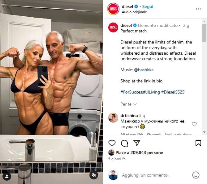 diesel modelli senior ai