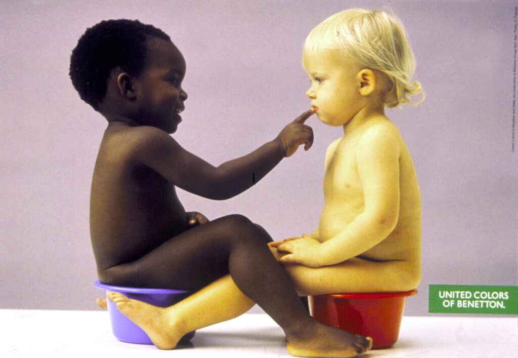 Oliviero Toscani - 1990 - Bambini sul vasino