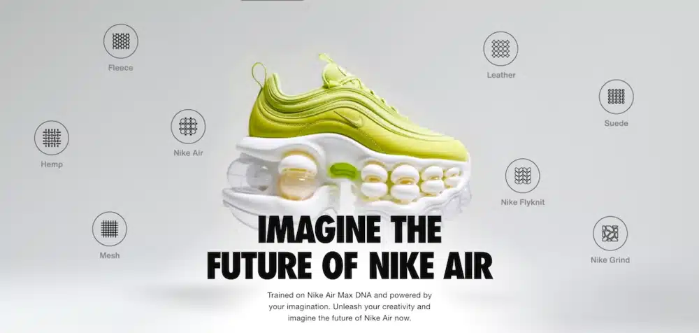 Nike AI sneakers - Nike Air Imagination