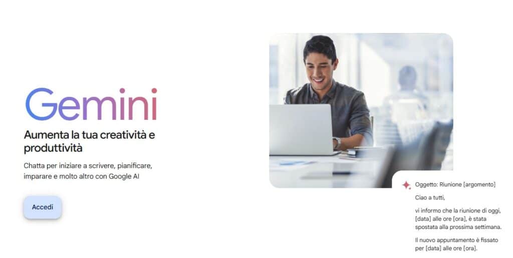 usare google gemini senza registrazione