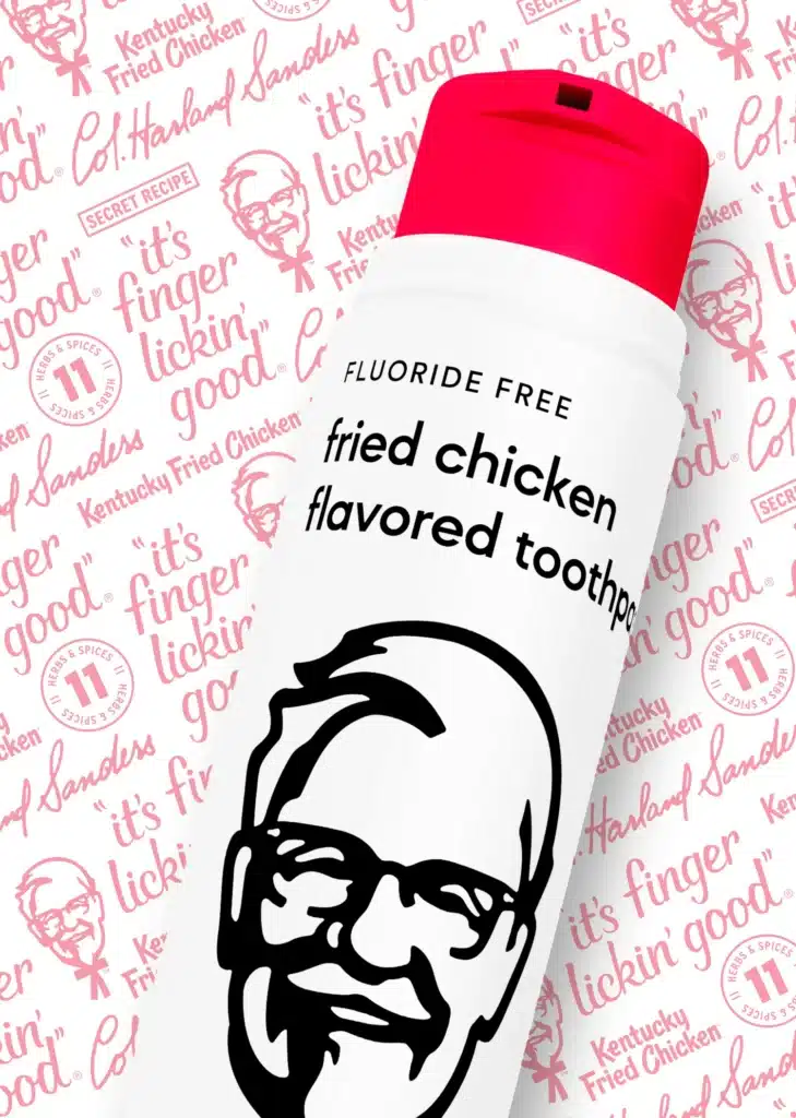 dentifricio al pollo fritto di kfc