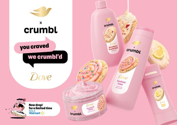 crumble e dove collab