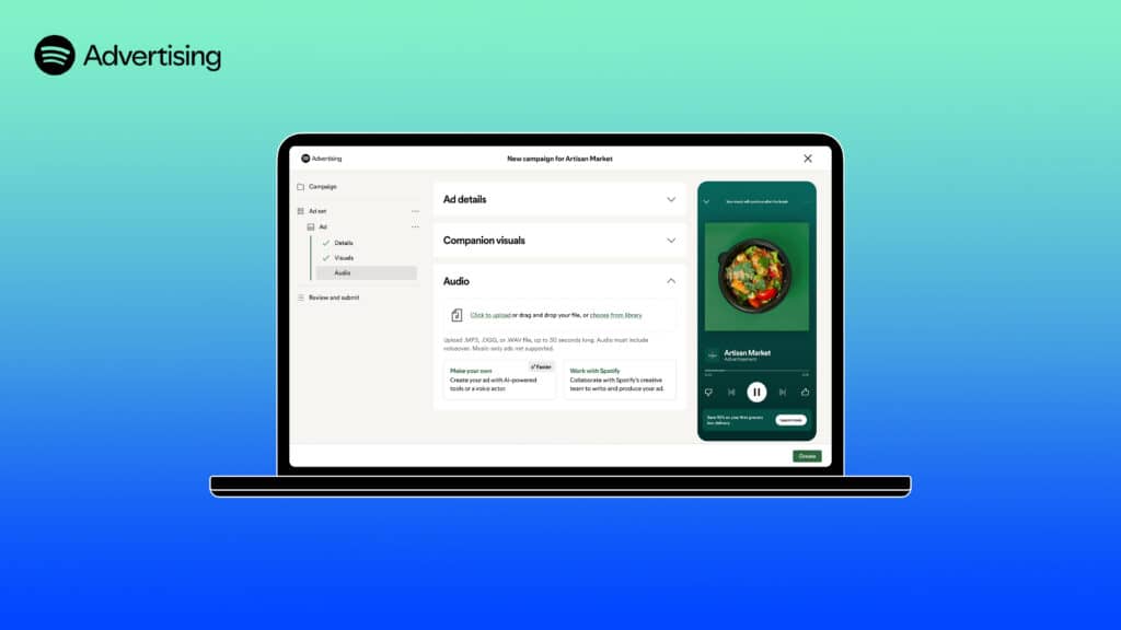 Spotify Advertising Gen AI Ads