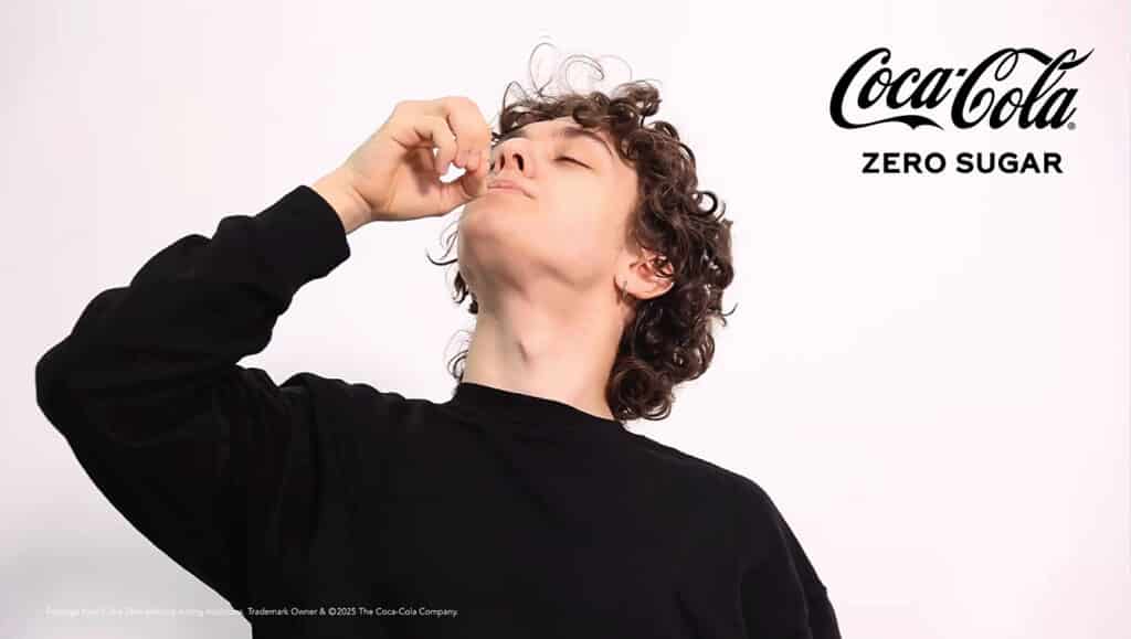 campagna di coca cola zero senza lattina e senza suoni dai provini degli attori