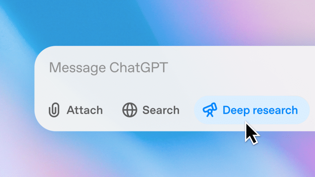 Deep Research ChatGPT