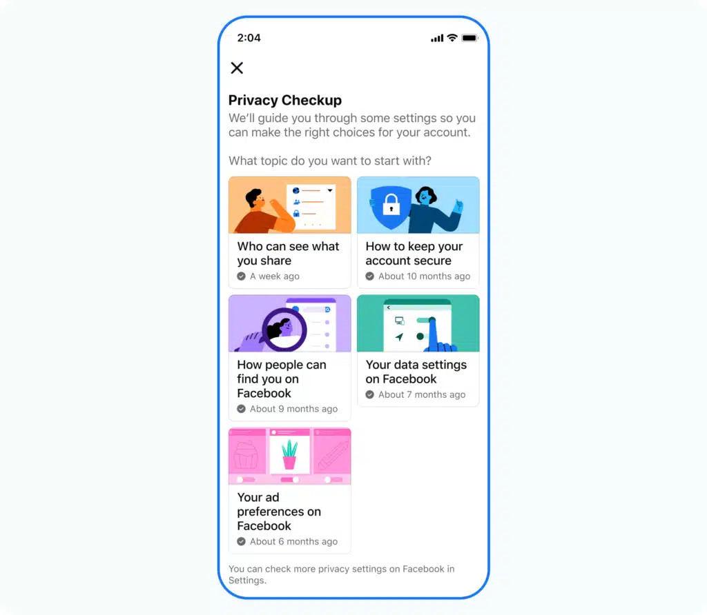 privacy checjup