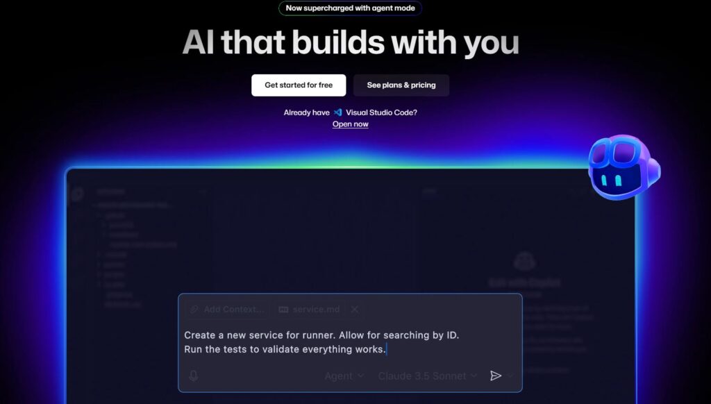 gitHub Copilot ora scrive codice da solo