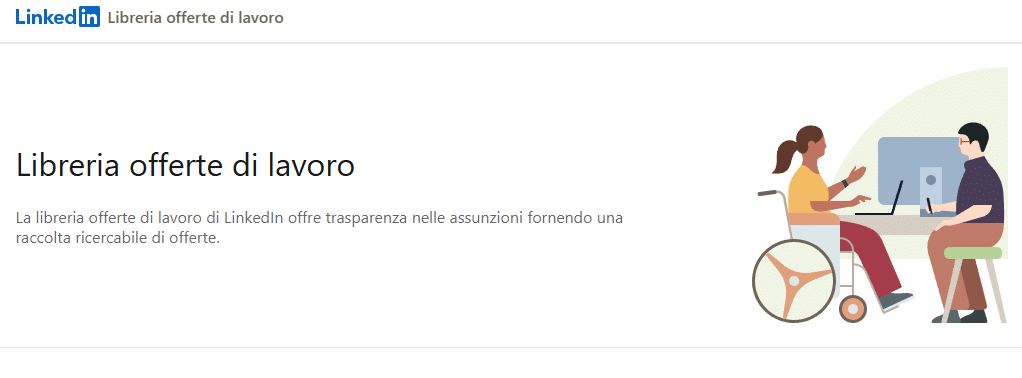 annunci di lavoro su LinkedIn - Linkedin Job Library