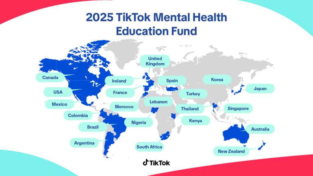 tiktok mappa della salute mentale