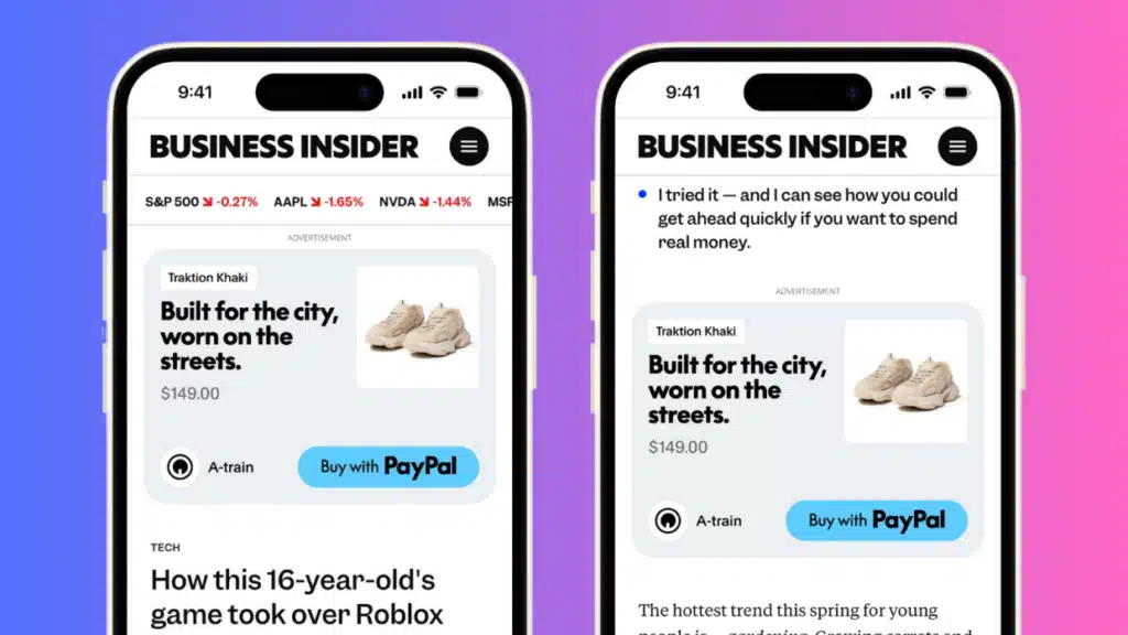 PayPal trasforma gli annunci in negozi con i nuovi shoppable Ads di Storefront