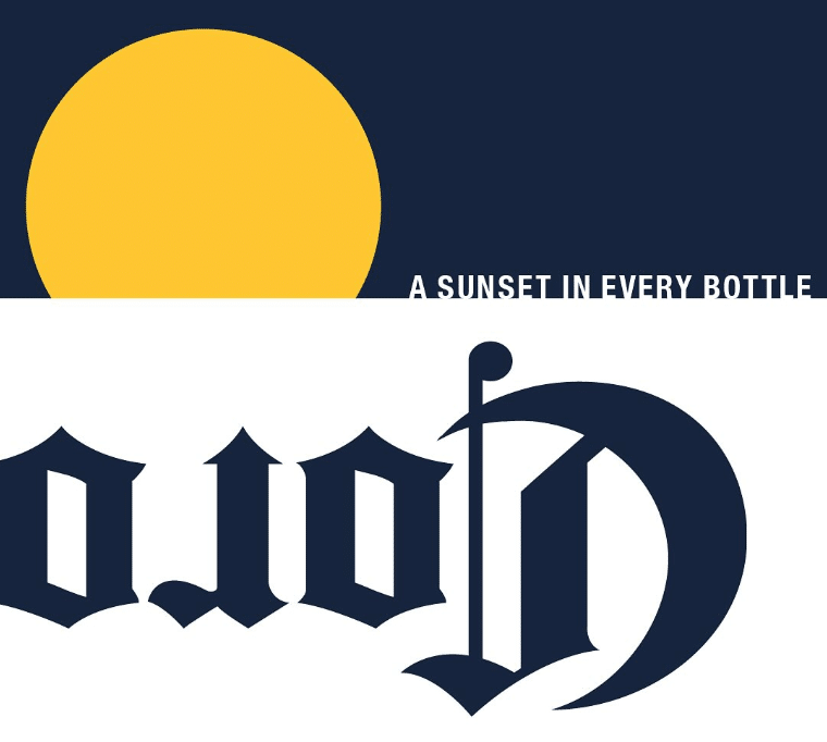 Campagna di Corona il logo capovolto diventa un tramonto