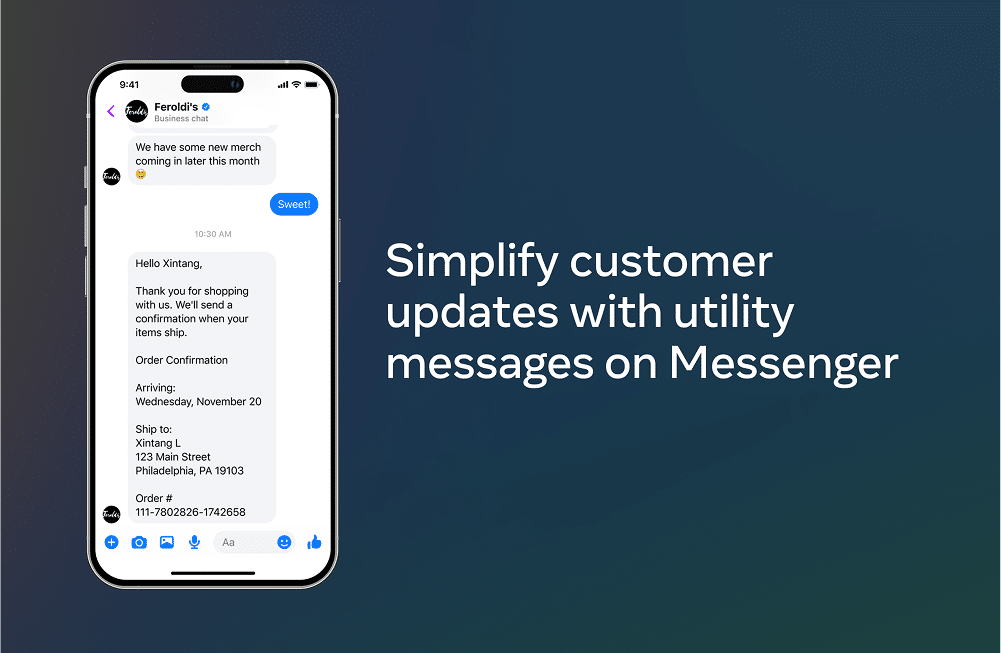 DM per brand su Meta CUSTOMER CARE VIA MESSENGER