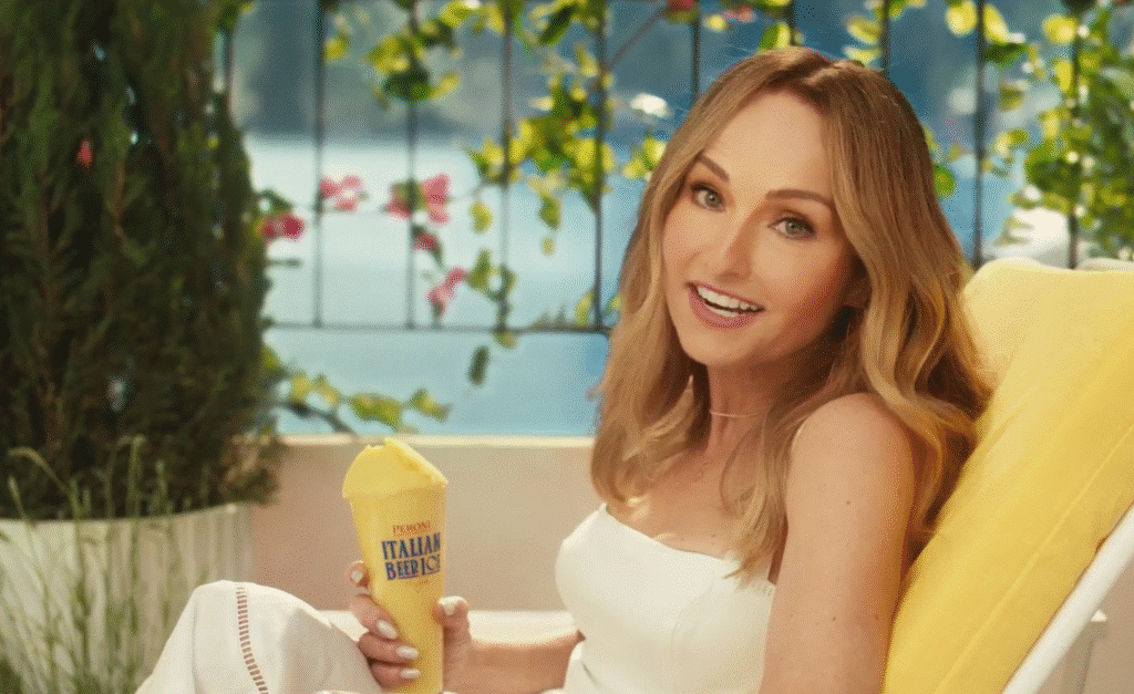 Giada De Laurentiis sorbetto peroni alla birra
