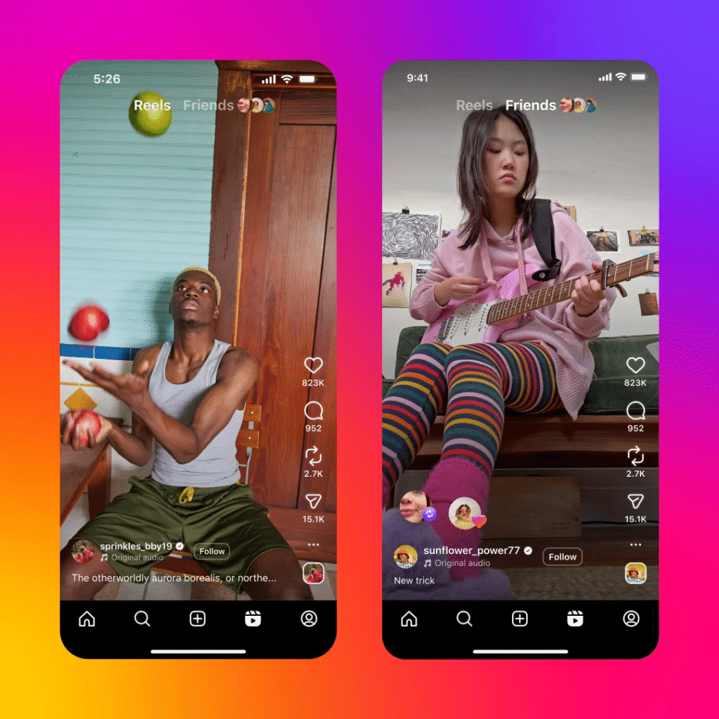 Instagram introduce il repost: ecco come condividere post e Reel